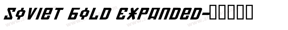 Soviet Bold Expanded字体转换